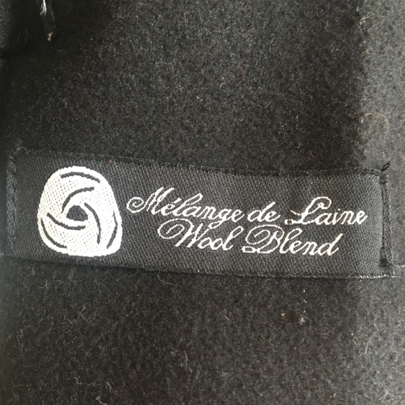 Black Pea Coat - Picture 7 of 7